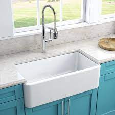 Generally, farmhouse sinks installation process depends on the underlying cabinetry. Fireclay Farmhouse Sink Review Truth You Ve Been Waiting For Annie Oak