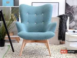 Stylowy Skandynawski Fotel Uszak Pikowany Flori Furniture Armchair Decor