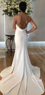 Tamora Wedding Dress Kelly Faetanini Backless Wedding Dress Spaghetti Strap Wedding Dress Backless Wedding