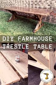Farmhouse Trestle Table Plans Diy Farmhouse Table Plans Trestle Table Plans Farmhouse Table Plans