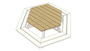 Hexagon Picnic Table In 2020 Picnic Table Woodworking Plans Wooden Picnic Tables Picnic Table
