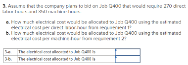 As with anything in excel, there are many ways to accomplish this task, and this post walks through one such the goal is to take an amount, say $1,000, and allocate it into monthly columns between the. Solved Excel Analytics 02 03 Static Job Order Costing A Chegg Com