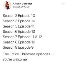 Christmas Office Episodes The Office Show Office Christmas Episodes The Office