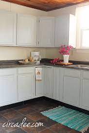 Remodelaholic diy refinished and painted cabinet reviews. How To Milk Paint Oak Cabinets Circa Dee