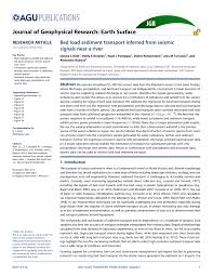 Mediation & law office of emily dubois, esq. Pdf Bedload Sediment Transport Inferred From Seismic Signals Near A River