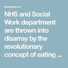 Nhs And Social Work Department Are Thrown Into Disarray By The Revolutionary Concept Of Eating Fruit And Vegetables Instead Of Bad Me Social Work Nhs Eat Fruit