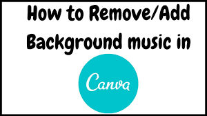Select the image and click on the effects button on the top toolbar. No Nonsense How To Remove Add Background Music In Canva Youtube