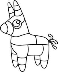 Donkey Pinata Outline Template Mexican Pattern Mexican Crafts Mexican Designs