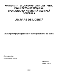 Universitatea de medicina si lucrare de licenta parodontologie medicina dentara. Lucrare Licenta Universitatea Ovidius