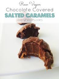 Raw Vegan Chocolate Covered Salted Caramels With Images