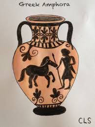 Wax Resist Greek Vase Greek Vases Pottery Vase Greek Art