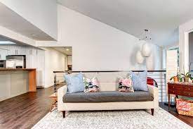 .split by a cathedral ceiling over the living room, and the lofts have a railing making the living room open. 60 Vaulted Ceiling Ideas For An Airy Spacious Home Architecture Design Competitions Aggregator