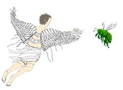 Printable smart bee coloring page. Orchid Bees Ask A Biologist