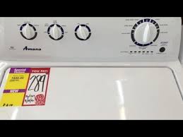 These washers offer very basic wash functions, so you can still wash laundry in your home without reconfiguring you home to allocated more space. Cheap 289 Amana Washing Machine Review Youtube