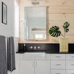 Black Granite Bathroom Backsplash Design Ideas