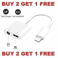 Iphone 7 Adapter Splitter Bangde 2 In 1 Dual Lightning Headphone Audio Char For Sale Online Ebay