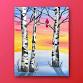 Birch Tree Paint Night @ Mamma Mia's in Marshfield event image