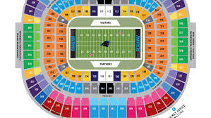 Seating Chart For Bank Of America Stadium Bank Of America