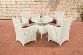 Clp Polyrattan Sitzgruppe Casoli Mit Polsterauflagen Garten Set Bestehend Aus Einem Esstisch Und Vier Gartenstuhlen In Gartenmobel Sets Aussenmobel Gartenmobel