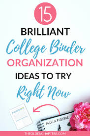 See more ideas about binder covers, binder, binder covers printable. 15 Top Tips To An Organized College Binder The Olden Chapters