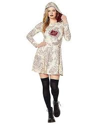 Marauder S Map Hooded Dress Harry Potter Spirithalloween Com Harry Potter Dress Hooded Dress Harry Potter Costume