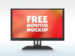 Free Monitor Mockup Monitor Mockup Free Web Template