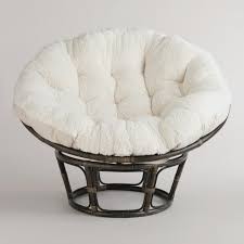 Oatmeal Faux Fur Papasan Chair Cushion Comfortable Chairs For Bedroom Comfy Chairs Papasan Chair
