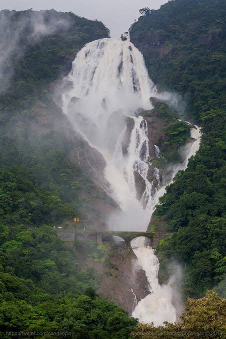 Dudhsagar Waterfalls, AI generated