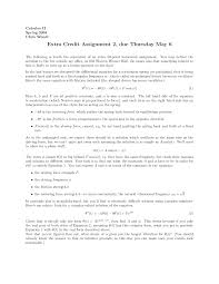 Fnrm 5131 extra homework (optional). 2