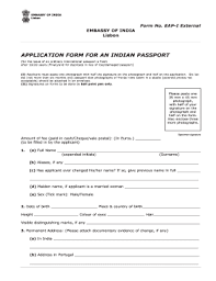 Portugal tourist visa fees for citizens of india Indian Embassy Lisbon Pcc Form Fill Online Printable Fillable Blank Pdffiller