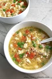 5 Ingredient Chunky Chicken Vegetable Soup Talking Meals Recipe Vegetable Soup With Chicken Vegetable Soup Healthy Dairy Free Soup
