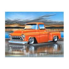 Image result for Orange 1957 Truck