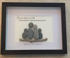 Grandparents Pebble Art 9 X 12 Etsy Pebble Art Pebble Art Family Stone Pictures Pebble Art