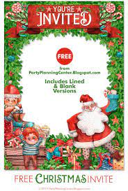 Free Printable Santa Christmas Party Invitation Template Christmas Party Invitations Free Christmas Party Invitations Printable Christmas Invitations Template