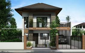 A 3d animation of a smaller version of my previous 2 storey house design. Two Story House Plans Series Php 2014012 Pinoy House Plans