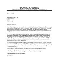 Florist Cover Letter Sample Resume Cover Letter Cover Letter For Resume Resume Cover Letter Template Sample Resume Cover Letter