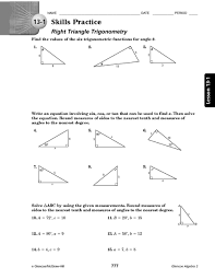 Right triangles have ratios to represent the angles formed by the hypotenuse and its legs. 35 Trigonometry Ratios In Right Triangles Worksheet Free Worksheet Spreadsheet