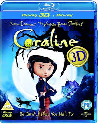Amazon.com: Coraline (Blu-ray 3D) [2009] [Region Free] : Dakota Fanning,  Terri Hatcher, Jennifer Saunders, Dawn French, Henry Selick: Movies & TV
