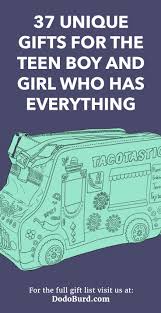 The best gifts for teens and a cheat sheet shopping gift guide for every type of teenager. 37 Unique Gifts For The Teen Boy And Girl Who Has Everything Dodo Burd