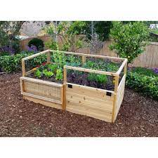 Outdoor Living Today 6 Ft X 3 Ft Garden In A Box Rb63 The Home Depot Cedar Raised Garden Beds Vegetable Garden Raised Beds Cedar Raised Garden