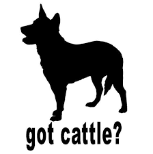 Black Australian Cattle Dog Blue Heeler Australian Cattle Dog Got Cattle Vinyl Decal For Laptops Car Truck Windows Cattle Dog Sheep Silhouette Australian Cattle Dog