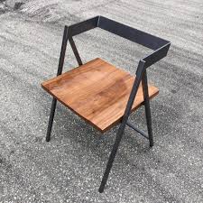Handcrafted Wood And Metal Frame Dining Chair Model Name Etsy Welded Furniture Dining Chairs Diy Furniture Chair