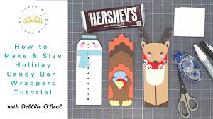 Free printable candy bar wrapper for mother's day! How To Create And Size Cricut Holiday Candy Bar Wrappers Tutorial Youtube