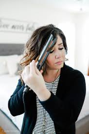 Wrap the ends of your hair over the flat iron, while twisting the iron toward you. How To Get Fast Flat Iron Curls Tampa Lifestyle And Mom Blog