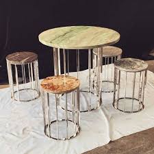 Poly & bark riley marble rectangle coffee table. Iron Marble Stone Coffee Table Set Buy Marble Stone Coffee Table Set