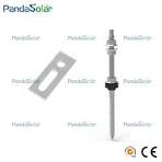 [Hot Item] Solar Mounting System Bracket Stainless Steel SUS304 Hanger Bolt  with Adapter Plate