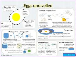 Science Of Eggs Explained In One Image Infographic Food Crumbles Food Infographic Baking Science Food Tech