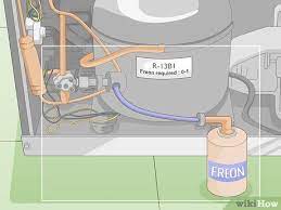 Where to put a saddle valve on a freon compressor? 3 Ways To Put Freon In A Refrigerator Wikihow