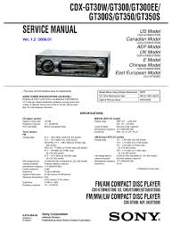 Sony drive s hx manual don't miss what's new. Sony Cdx Gt30w Service Manual Pdf Download Manualslib