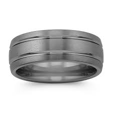 Maybe you would like to learn more about one of these? Max T Line Engraved Titanium Comfort Fit Ring 8mm Shane Co